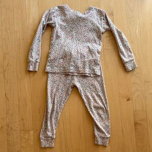 Little Planet 2T floral pj organic cotton